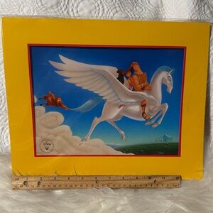 1997 Disney Store HERCULES Exclusive Commemorative Lithograph